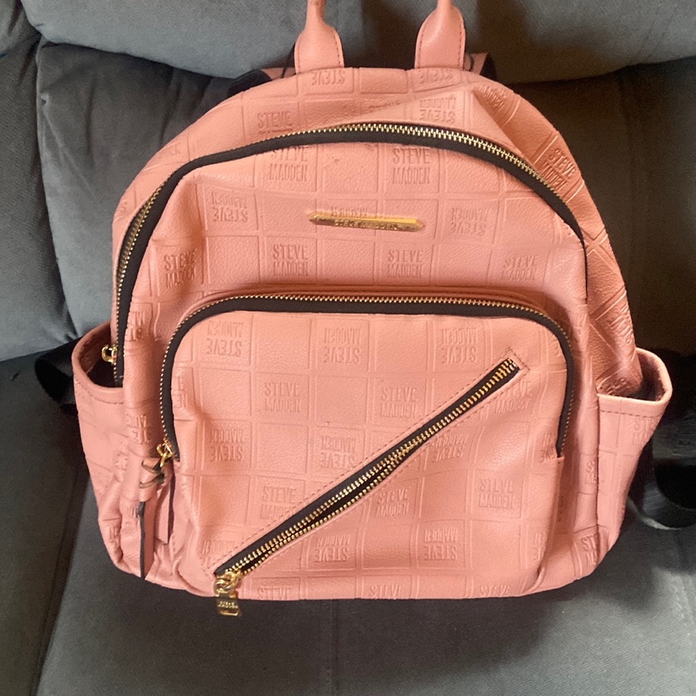 Pink Steve Madden backpack